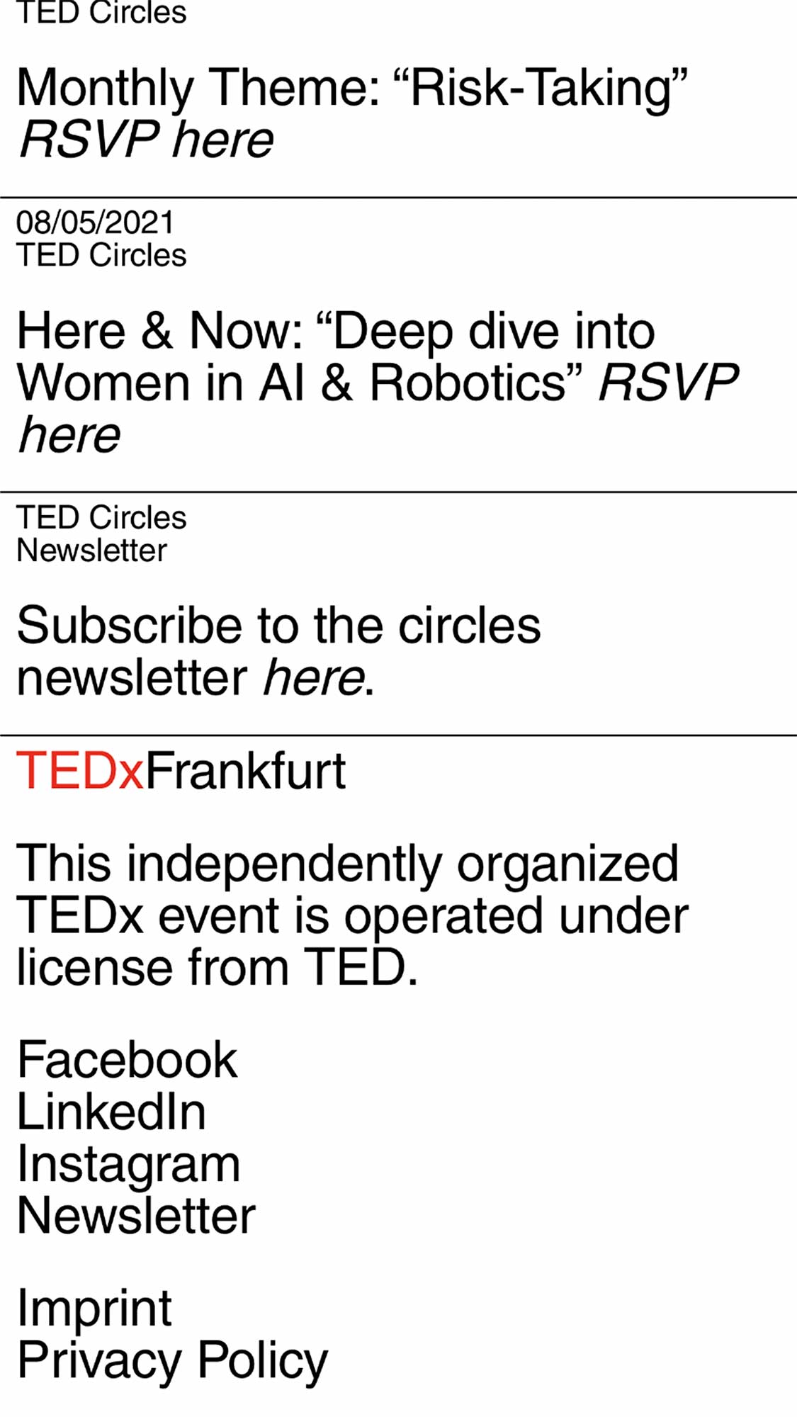 TEDX 6